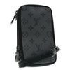 Louis Vuitton Double Phone Pouch Reverse Monogram Eclipse Canvas