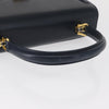 Secondhand Gucci Vintage Handbag Navy Leather Bags