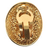 Secondhand Chanel Vintage CC Oval Clip-On Earrings