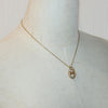 Secondhand Christian Dior CD Pendant Necklace Gold-plated