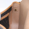 Christian Dior Vintage Honeycomb Flap Crossbody Bag Coated Canvas