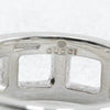 Secondhand Gucci Open Square Ring Silver 925