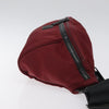 Secondhand Burberry Waist Bag Red Nylon Bags