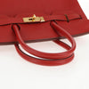 Secondhand Hermes Birkin Handbag Red Togo with Gold Hardware