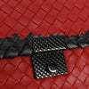 Secondhand Bottega Veneta Glass Shoulder Bag Intrecciato Nappa with Snakeskin