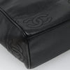 Chanel Vintage Stitched CC Shoulder Bag Caviar