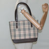 Secondhand Burberry Nova Check Tote canvas check pattern