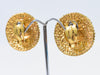 Secondhand Chanel Vintage Round CC Clip-On Earrings