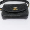 Secondhand Chanel Waist Belt Bag Quilted Shiny