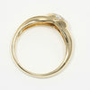 Secondhand Tiffany & Co. Heart Band Ring 18K Yellow Gold with Diamonds