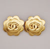 Secondhand Chanel Vintage Flower Clip-On Earrings