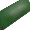 Secondhand Hermes Kelly Handbag Green Courchevel with Gold Hardware