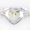 Secondhand Tiffany & Co. Heart Ribbon Ring Silver 925 and K18 Yellow