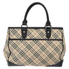 Secondhand Burberry Nova Check Handbag Nova Check Canvas and