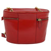 Secondhand Celine Vanity bag Red Leather Bags