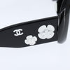 Secondhand Chanel Camélia sunglasses Black Plastic Accessories