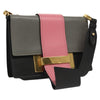 Prada Metal Ribbon Shoulder Bag City Calfskin