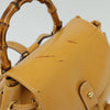 Gucci Vintage Bamboo Backpack Leather
