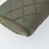 Prada Pushlock Chain Flap Bag Quilted Tessuto