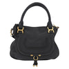 Secondhand Chloe Marcie Satchel Black Leather Bags