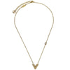 Secondhand Louis Vuitton Essential V Perle Necklace Metal with Faux Pearls