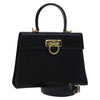 Secondhand Salvatore Ferragamo Gancini Convertible Top Handle Bag