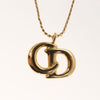 Secondhand Christian Dior CD Pendant Necklace