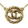Secondhand Chanel CC Round Pendant Necklace