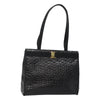 Secondhand Salvatore Ferragamo Vintage Vara Bow Tote Lizard Embossed