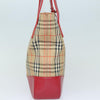 Secondhand Burberry Nova Check Tote Canvas and