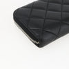 Secondhand Chanel Zip Around Organizer Wallet Quilted