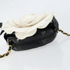 Secondhand Chanel Vintage Camellia Round Evening Bag Lambskin and