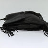 Prada Fringe Flap Crossbody Bag Leather
