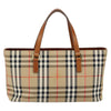 Burberry Nova Check Tote canvas check pattern