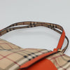 Secondhand Burberry Canterbury Panels Tote Haymarket Coated Canvas and