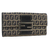 Fendi FF Continental Wallet Canvas