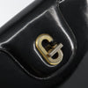 Secondhand Gucci Vintage Handbag Black Patent Leather Bags