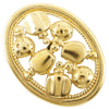 Christian Dior Perfume Bottle Brooch Gold-plated