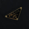 Secondhand Prada Metal Handles Tote Tessuto