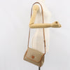 Celine Vintage Macadam Shoulder Bag Canvas and Leather