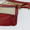Secondhand Celine Shoulder Bag Red Leather Bags