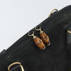 Secondhand Gucci Vintage Bamboo Top Handle Bag Seude