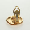 Secondhand Chanel Vintage Round CC Clip-On Earrings
