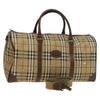 Secondhand Burberry Nova check boston bag