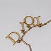 Christian Dior Logo Necklace Metal