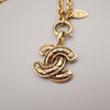 Secondhand Chanel Vintage Quilted CC Pendant Necklace
