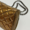 Chanel Just Mademoiselle Bag Quilted Patent