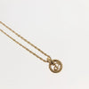 Secondhand Christian Dior CD Round Pendant Necklace