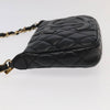 Chanel Timeless CC Chain Pochette Quilted Caviar