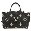Louis Vuitton Petit Palais Handbag Bicolor Monogram Empreinte Giant